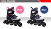 Casual Canvas Soft Justerbar Style Inline Skate