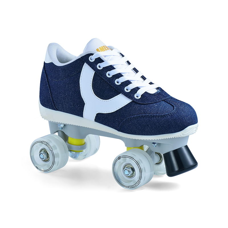 Canvas patenteret Sneaker Low High Quad Roller Skate